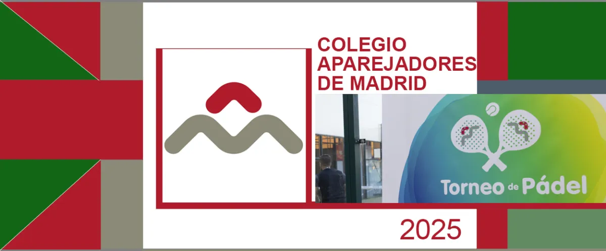 Cartel del Primer Torneo de Aparejadores de Madrid 2025
