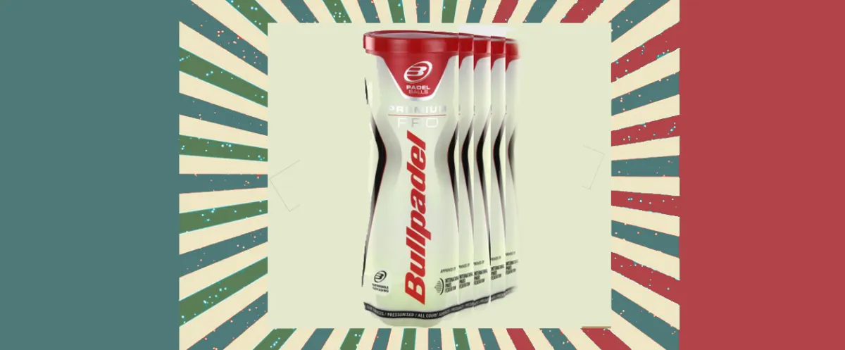 Bote de pelota Bullpadel oficial de Rumbo Sport